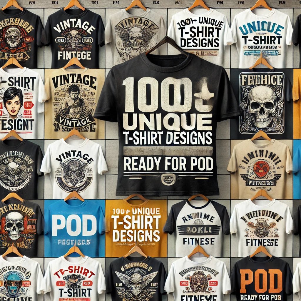 1000+ Unique T-Shirt Designs – Scalable Vector Graphics for POD - Best digital product from PackProDigital | Download now!