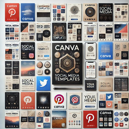 🔥 Canva Social Media Templates – Ultimate Collection for Stunning Posts 🚀 - Best digital product from PackProDigital | Download now!